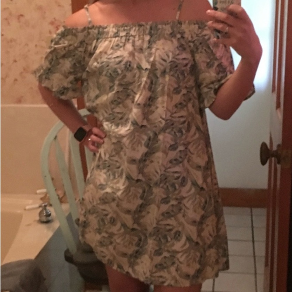 Floral Off-Shoulder Dress